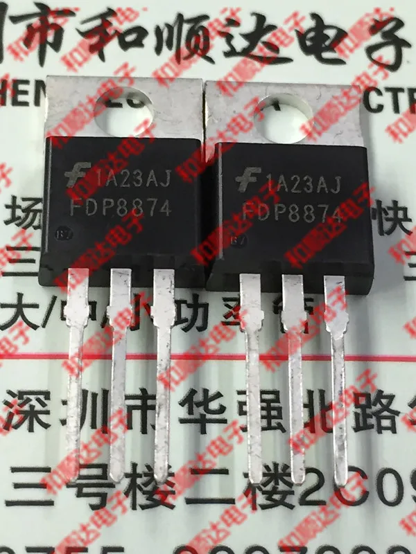 5 предметов в партии, FDP8874-220 30V 114A