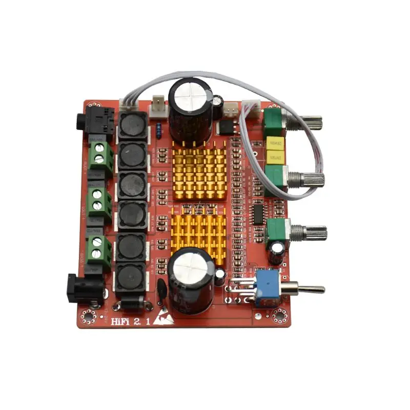 TPA3116D2 2,1 CH класса D 100 Вт+ 50 Вт+ 50 Вт HIFI цифровой сабвуфер усилитель плата 95AF