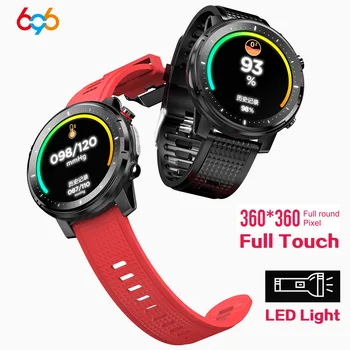 

696 L15 360x360 Pixels Fashion Smart Watch Men Heart Rate Monitor Bracelet Blood Pressure Waterproof Sport Smartwatch Wristband