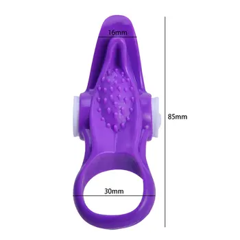 Erotic Lip Tongue Penis Vibrating Ring Vibrators Clitoris Stimulate Sex Products G Spot Oral Licking Vibrator Women Sex Toys 5