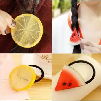 US $138.00 200pcslot DIY Simple Multi Resin Simulation Fruit Slices Hair Clips Rubber Bands Hair Styling Tools Hair Accessories HA1201