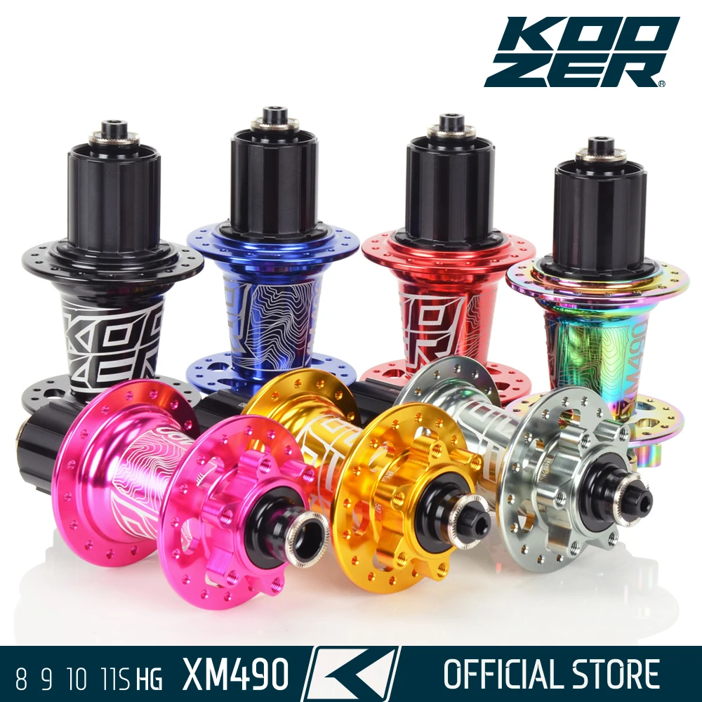 Koozer XM490 Rear MTB Bicycle Hub 5x135 QR 10x135 TA 12x142 THRU 32 Hole Hyperglide SH HG 8S 9S 10S 11S 12Speed 4 Sealed Bearing | Спорт и