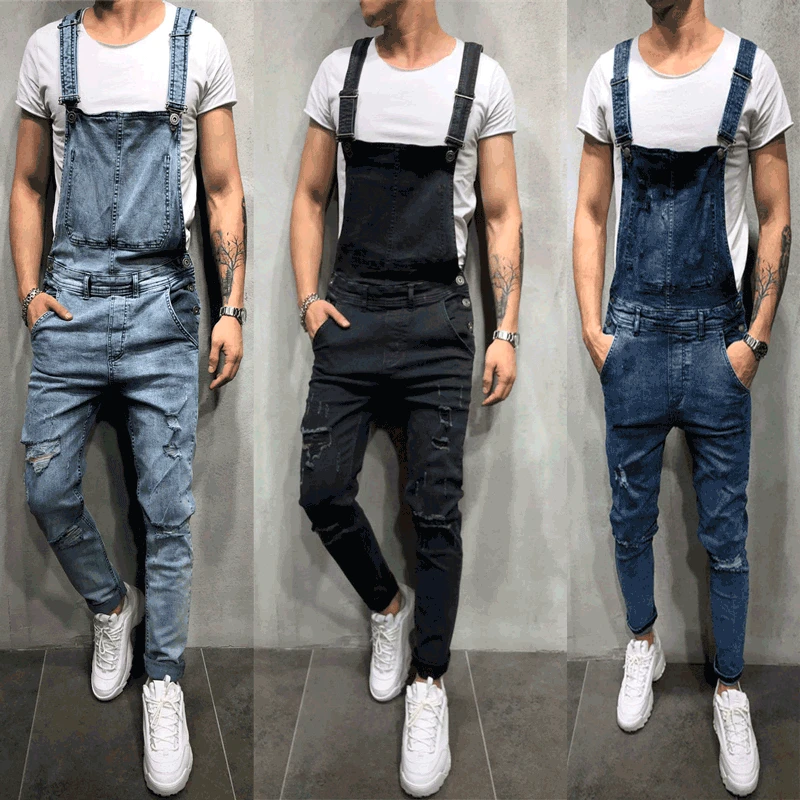 VOMINT hombres Jeans bulbo/foco pies Inge de moda Casual clásico Denim de pantalones vaqueros estilo Peto|Pantalones vaqueros| - AliExpress