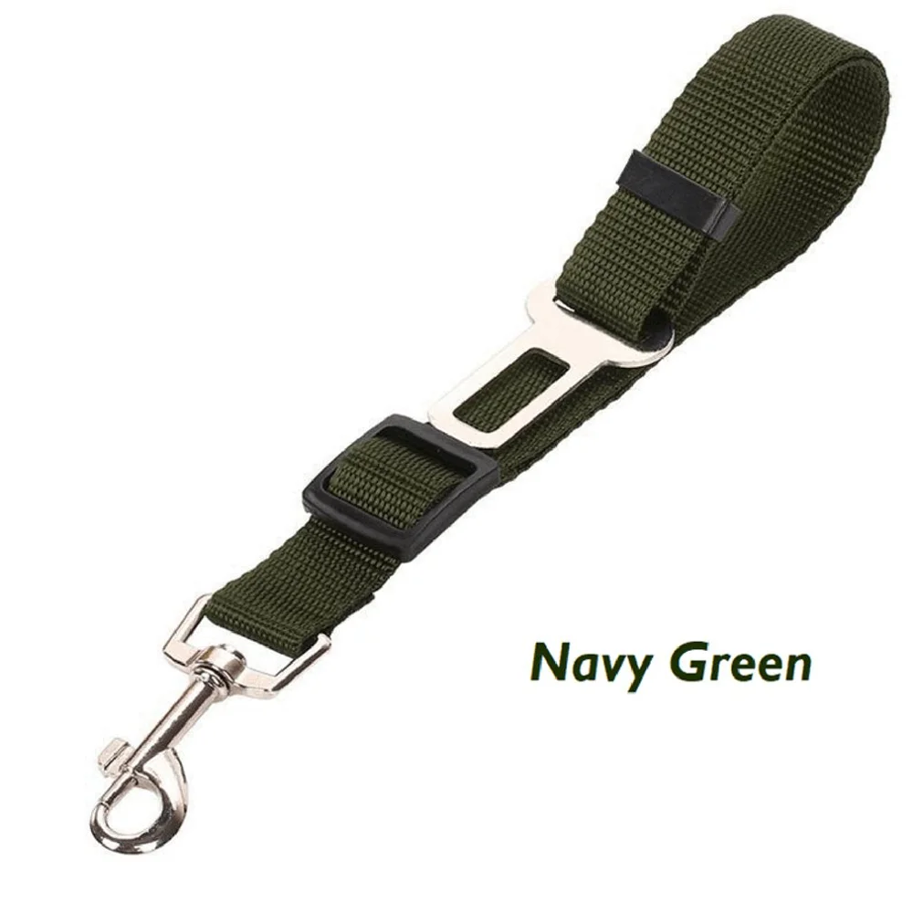 Army Green Регулируемый поводок для собаки для домашних животных, автомобильный ремень безопасности для прогулок, очень прочные поводки для обучения больших средних и маленьких собак - Цвет: Army Green