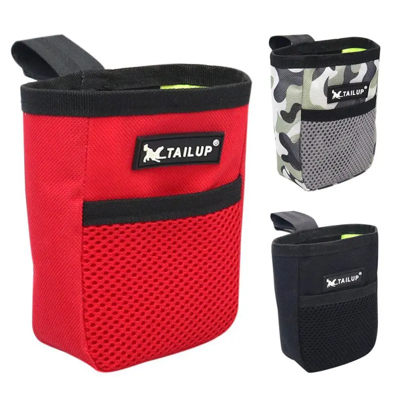 Pet Dog Puppy Training Treat Snack Bait Pet Outdoor Feed Pocket Pouch Obedience Agility Pouch Food Pocket Snack Reward Waist Bag