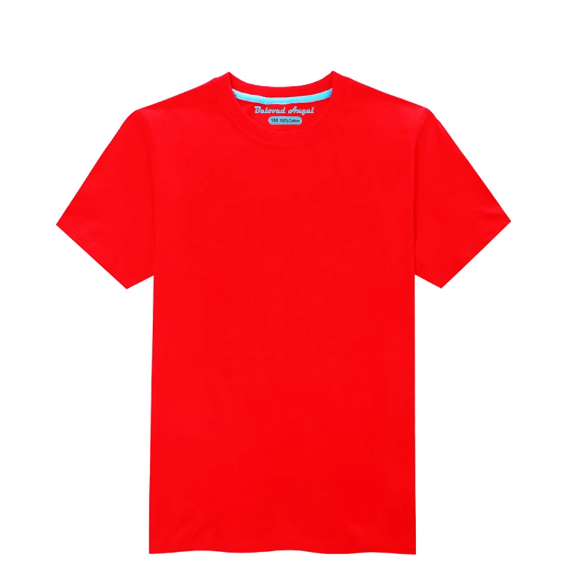 baby blue and red t shirt