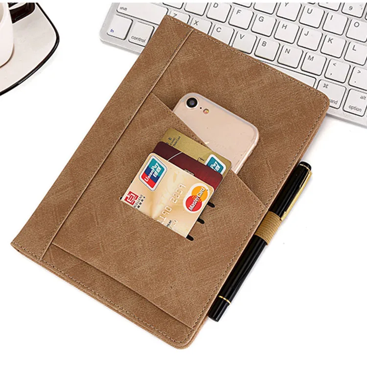 

Ruize Multifunction creative notebook journal a5 leather diary planner agenda hardcover note book paper 200 pages stationery