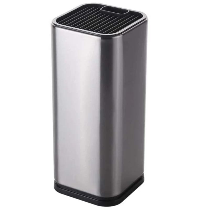 Knife Block Holder Scissors Slot Unique Design to Protect Blades Fingerprint-Proof Coating for Safe Space Saver | Дом и сад