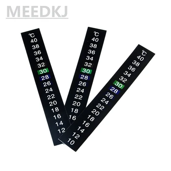 

1pcs Stick-on Digital Aquarium Fish Tank Fridge Thermometer Temperature-sensitive color-changing temperature paste Fish tank