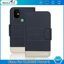 5 цветов! UMIDIGI power 3 чехол Высокое качество Флип ультра-тонкий роскошный кожаный защитный чехол для UMIDIGI power 3 чехол для телефона