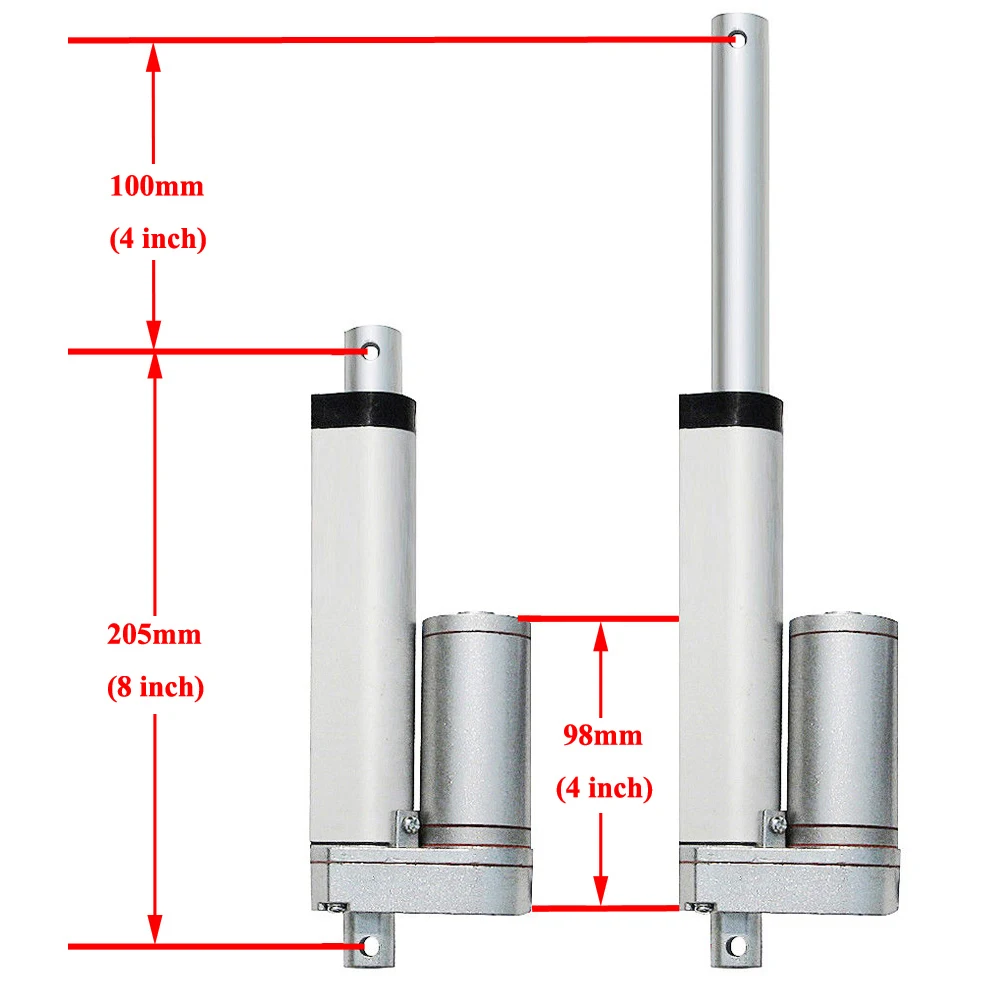 Линейный актуатор 100 мм 4 дюйма Н фунта|linear actuator|dc motor for cardc |