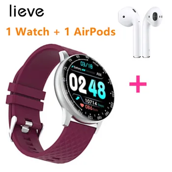 

IP67 Waterproof Smart Watch, Pretty Bracelet, Heart Rate Monitor, Sleep Monitoring, Smartwatch Connect IOS Android+AirPods