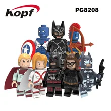Строительные блоки Супергерои Бэтмен Грета Хэйс Yondu капитан Виктории расходник красная лиса фигурки Супермена игрушки для детей PG8208