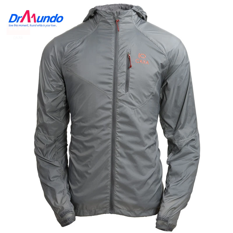 Chaqueta de lluvia para correr al aire libre para hombre, cortavientos de rápido, ropa Anti UV para escalada, abrigo de piel ultrafina, protector solar|skin coat|jacket campingrain jacket - AliExpress
