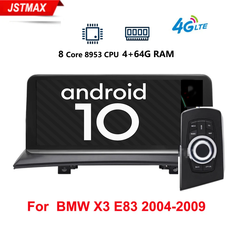 IPS Android 10.0 car multimedia player gps navigation Radio for BMW X3 E83 2004-2010 Original car without screen 4GB+64GB 4G LTE