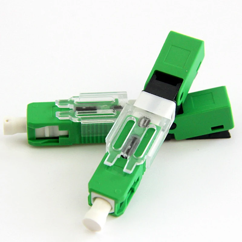 100 шт./лот FTTH ESC250D SC APC и SC UPC Одномодовый оптоволоконный быстрый разъем FTTH SM оптический Быстрый разъем