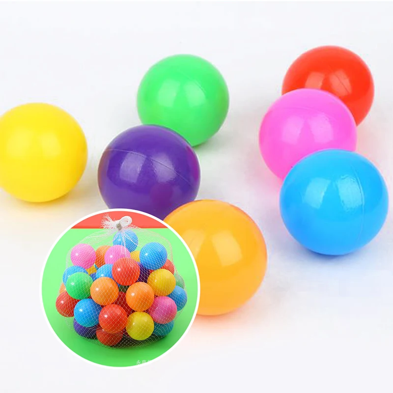 Новые Красочные мячики для детей, игрушки, пластиковый Океанский шар, Забавная детская игрушка для плавания, водный бассейн, Океанский волнистый шар, экологически чистый материал
