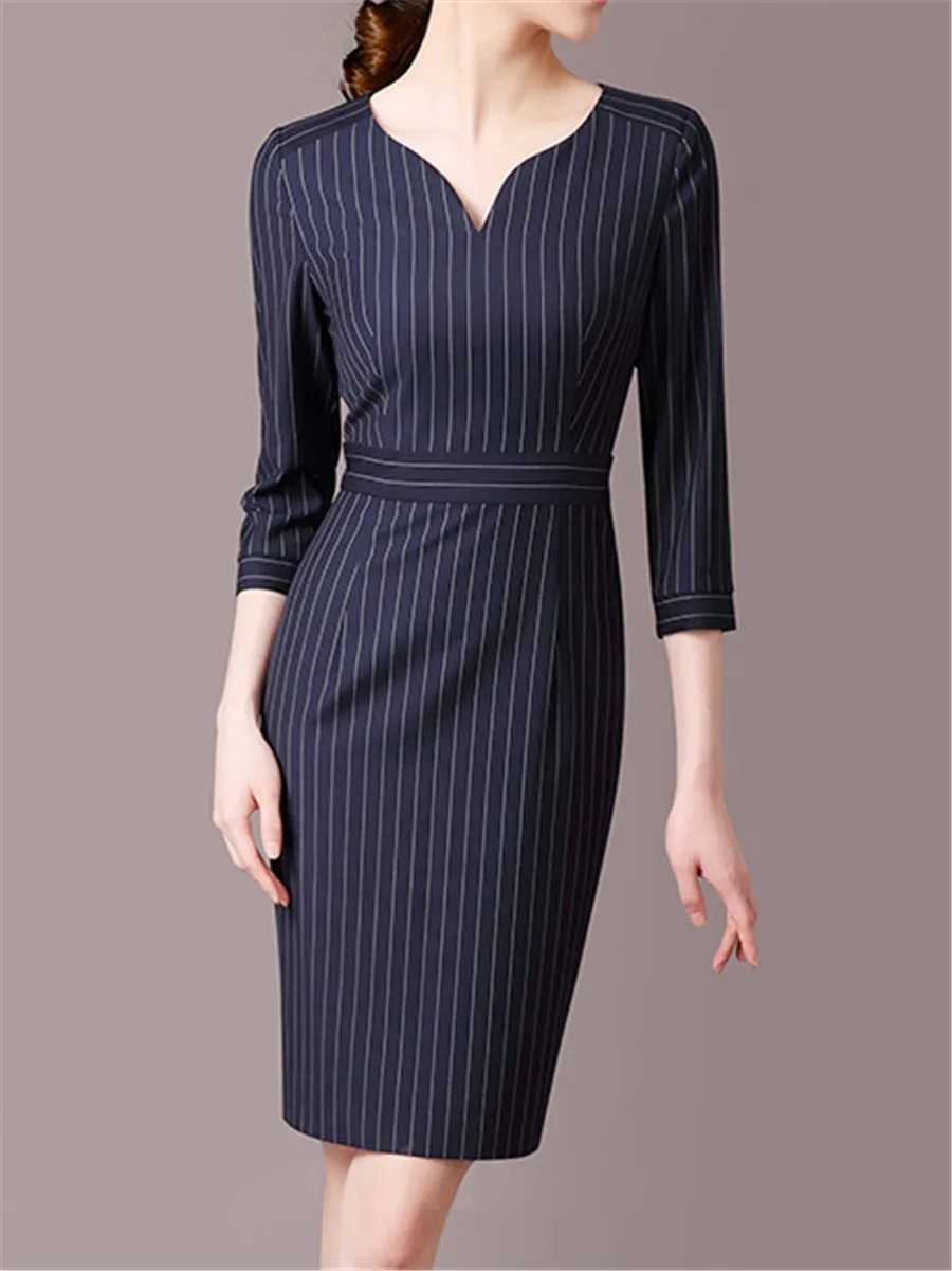 2019 летнее и осеннее новое облегающее элегантное платье повседневное офисное