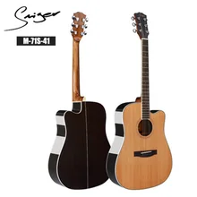 40/41 дюймов высококачественные гитарные 6 строка Топ ель из розового гитара из красного дерева с высоким блеском с твердым верхом GuitarAGT150