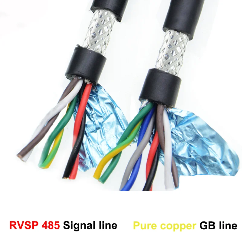 National standard 485 pure copper signal wire 6-core twisted-pair shielded RVSP 6*0.2 square mm (100 meters per roll) | Обустройство