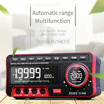 

ZT-5566 19999 counts T-RMS Desk-type Digital Multimeter & BT Speaker AC/DC Current Voltage Meter Auto/Manual Range