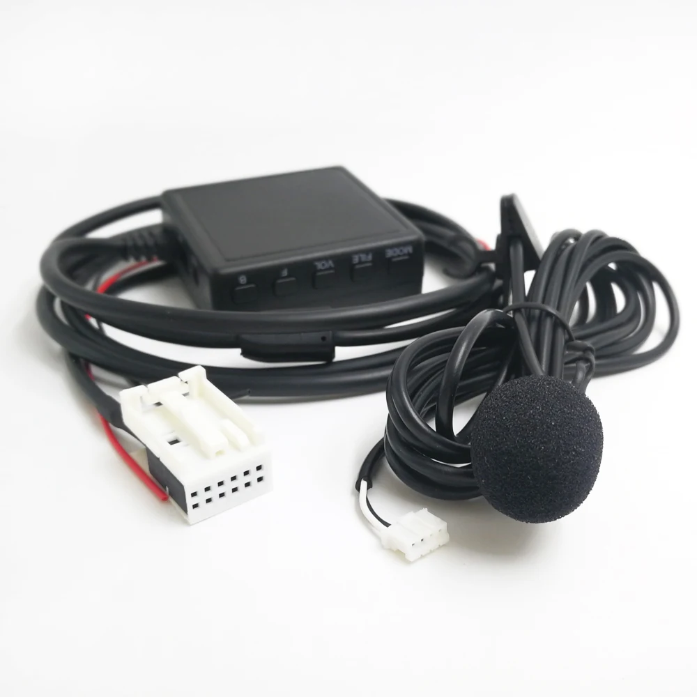 

Biurlink Bluetooth 3.5mm Jack USB AUX-In Audio Cable Microphone Handsfree Adapter For BMW E60 E63 E64 E66 E70 E81 E82 E90