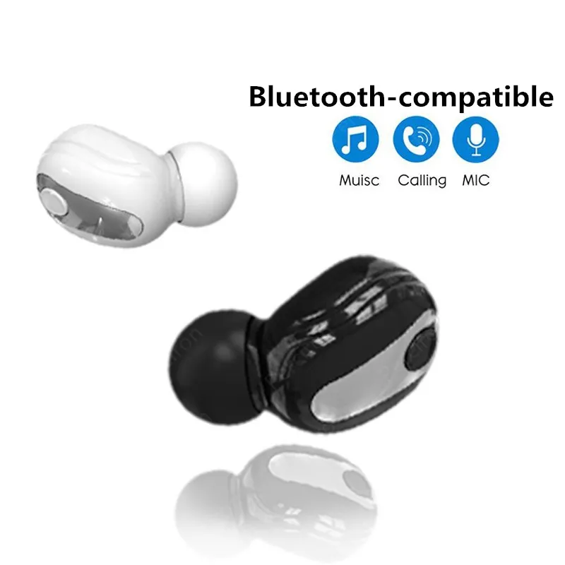 Миниатюрные наушники-вкладыши 5 0 Bluetooth Hi-Fi беспроводная гарнитура с микрофоном