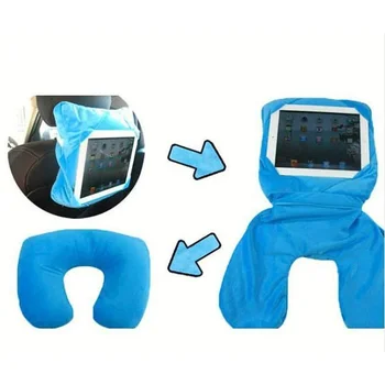 

3-in-1 Travel Pillow Neck Pillow Tablet Holder Portable Innovative Product for Pad Car Travel Look Video Travel Neck Ipad Pillow