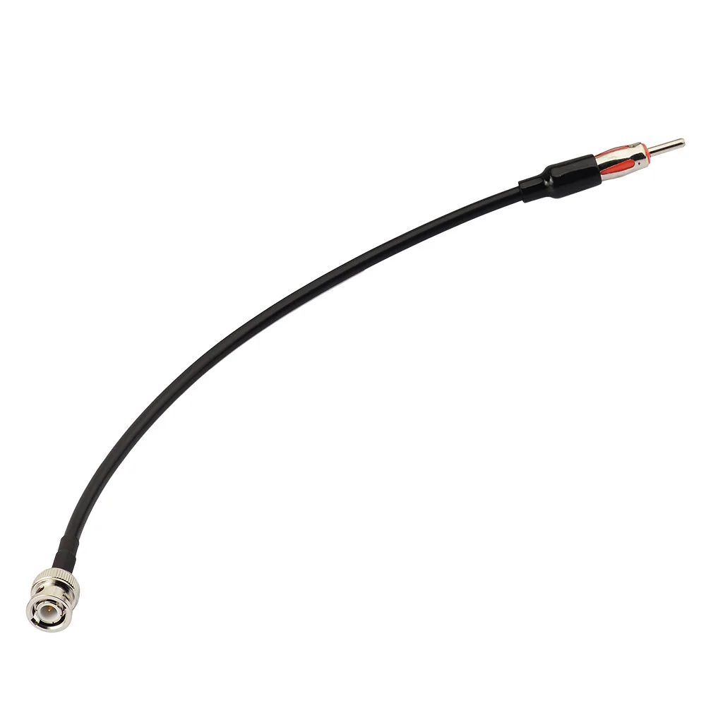 Superbat BNC Plug AM/FM Male Car Radio Antenna Connector Adapter Coaxial Extension Cable RG58 12 Inch 30cm