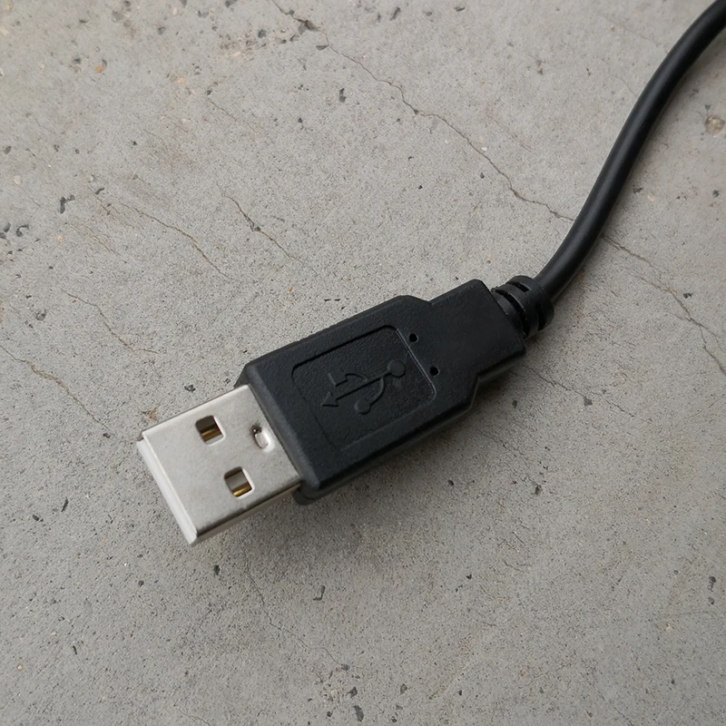 USB Charging Cable 2M DC5.5*2.1 Elbow 90 Angled