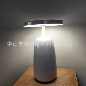 

New Mushroom Umbrella Makaron table lamp Fresh Table Lamp White Pink Green Living Room Bedside Lamps