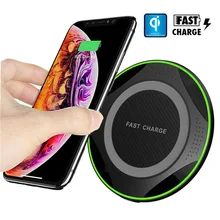 10 Вт Qi Беспроводной Зарядное устройство для huawei P30 Pro Коврики 20 samsung S10 iPhone XS Max подставка для быстрой зарядки с покрытием для всех Беспроводной зарядка телефонов