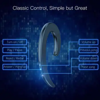 

Wireless Headphone Bluetooth for Iphone Androidl Huawei Bone Conduction Wireless Earphones Weatproof Noise Reduction Headsets