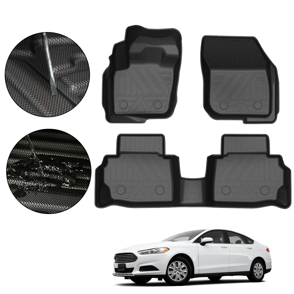 Для Ford Fusion 2017 2018 2019 2020 5-местный TPE автомобильные коврики Водонепроницаемый Non-Slip