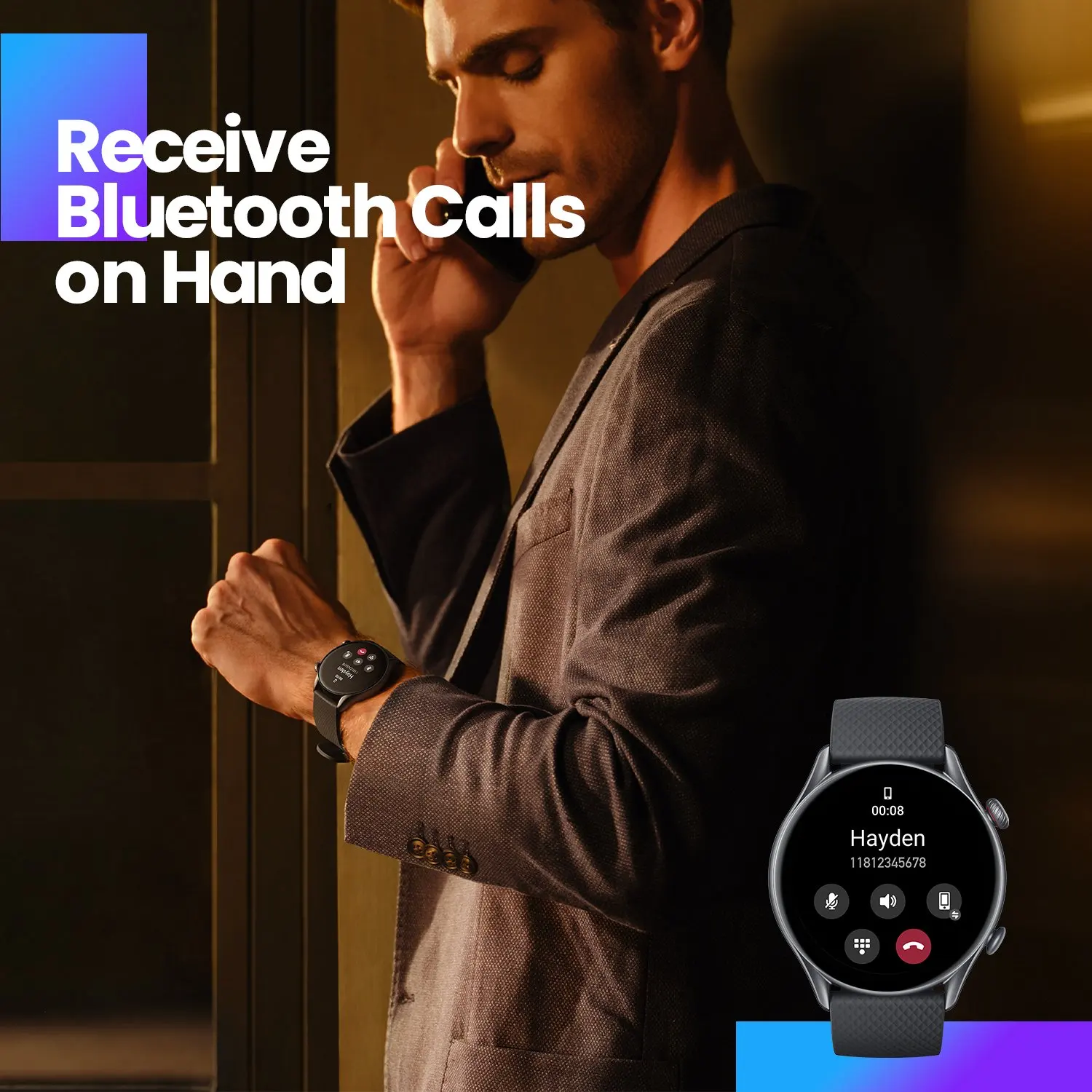 Amazfit GTR 3 Pro GTR-3 Pro Ʈ ð AMOLED ÷ Zepp OS App 12  ͸  ȵ̵