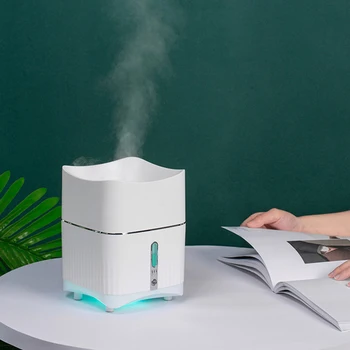 

680ml Air Humidifier Aroma Diffuser with LED lights Essential Oil Diffuser Aromatherapy Mist Maker for Home EU plug