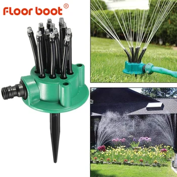

360 degree automatic multi-head sprinkler garden lawn sprinkler head garden yard irrigation system sprayer water saving tools
