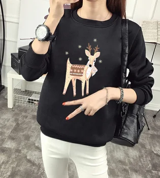 

Hoodies Print Fun Cotton Casual Hoodies Casual women autumn sweatershirt