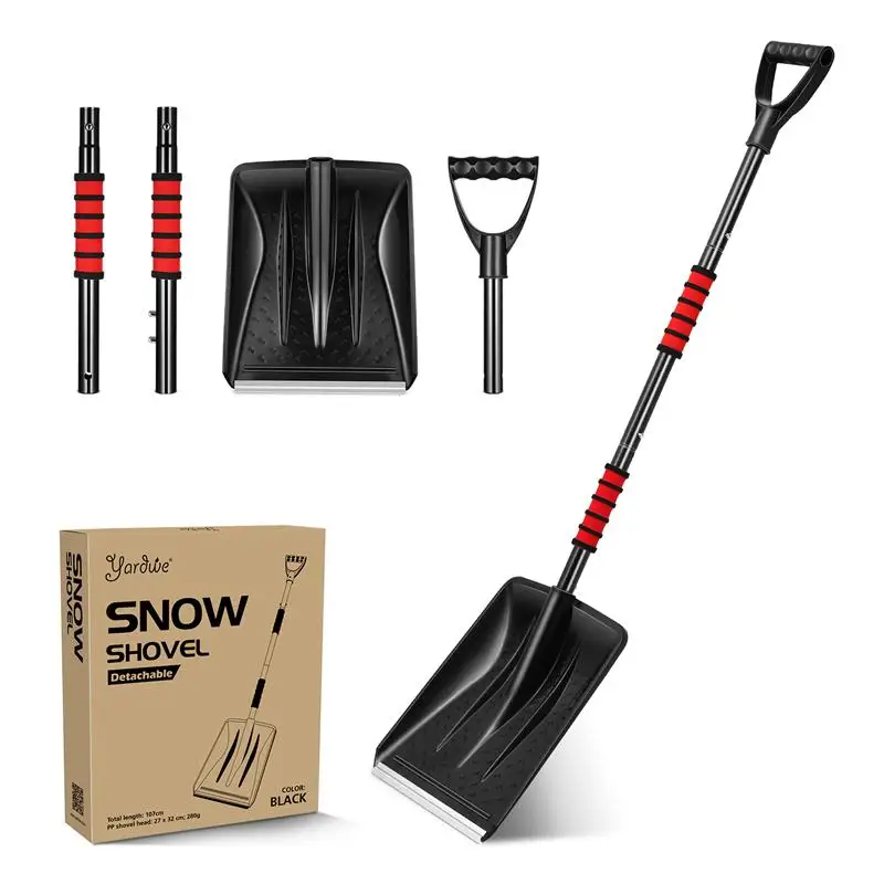 Snow Shovel Comfortable Telescopic Anti-Freeze Remover Scraper Removing Tool for Outdoor Road Camping | Инструменты