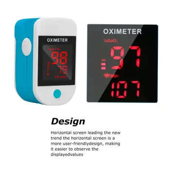

Fingertip Oximeter Automatic Shutdown Oxygen Saturation Pulse Monitoring Family Hospital Oxygen Bar Sports Health