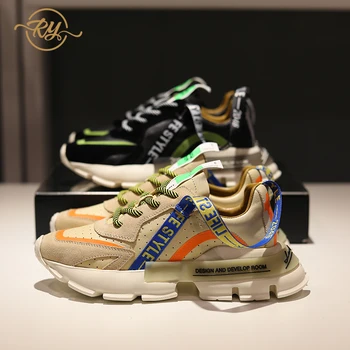 

RY-RELAA women fashion sneakers women 2020 Genuine Leather luxury shoes women women wedge shoes women casual women shoes The New