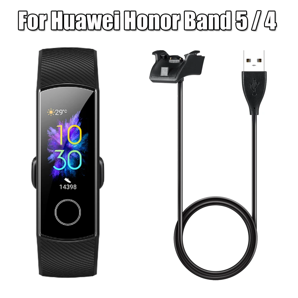 1 шт. 1 м USB зарядное устройство кабель браслет часы зарядная док-станция Колыбель для huawei Honor Band 5 4 аксессуары для умных часов