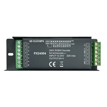 

DMX RGBW decoder 4 channel constant voltage DMX decoding drive power PX24504