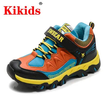 

KIKIDS New Popular Style Winter Children's Snow Boots Boys Girls Fashion Waterproof Warm Winter Shoes Thick Mid Non-Slip Boots