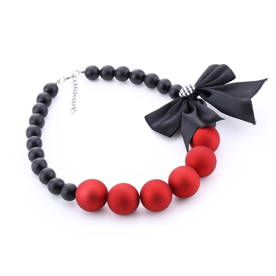 Подходящее ожерелье с искусственным жемчугом, эффектное ожерелье s, модное, Ювелирное колье для женщин с тканевым галстуком, аксессуары SP213