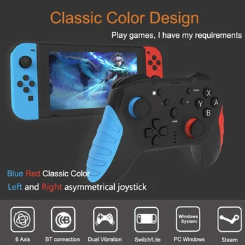 

2020 New Wireless Controller Bluetooth Pro Gamepad Joypad Console Converter with NFC 6-Axis Gyro for Nintendo Switch Console
