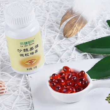 

Seabuckthorn fruit oil 90pcs / bottle can alleviate the toxicity of antibiotics and other drugs, protect the liver