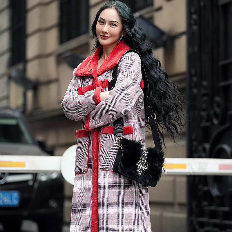 

Real Fur Coat Female 100% Wool Jacket Autumn Winter Coat Women Clothes 2020 Korean Sheep Shearing Fur Tops Abrigo Mujer YY1812