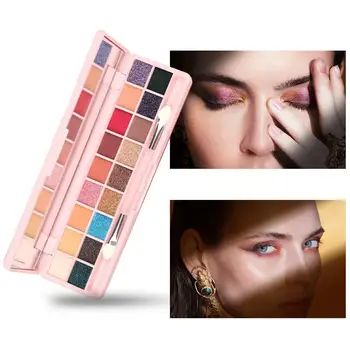 

Glitter Eyeshadow Palette Matte Natural EyeShadow Palette Palette Eye Makeup Luminous Primer Make up B9S4
