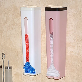 

Kitchen Organizer Portable Home Storage Racks Plastic Box Wall Hanging Bathroom Garbage Bags Holders Racks